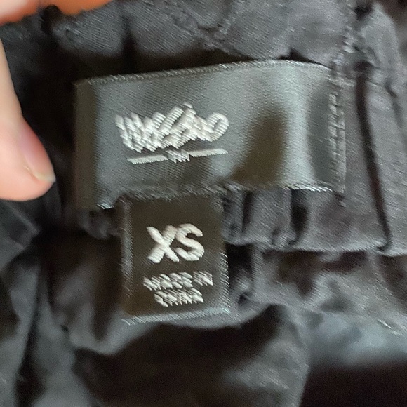 NWT | Mossimo Black Button Up Eylet Skirt - Picture 6 of 7